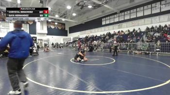 130 lbs 3rd Place Match - Chrystal Benavidez, San Fernando vs Saya Hernandez, Bonita