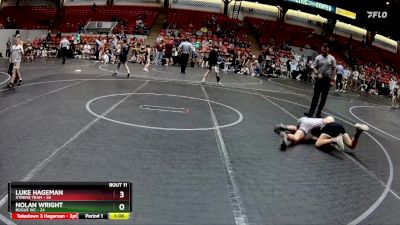 84 lbs Round 3 (8 Team) - Nolan Wright, Rogue WC vs Luke Hageman, Xtreme Team