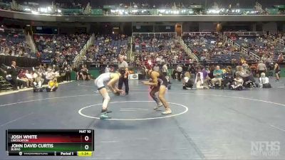 2A 145 lbs Semifinal - Josh White, Lincolnton vs John David Curtis, Burns