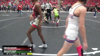 75-80 lbs Cons. Round 1 - Breckyn Malin, Linn County Twisters vs Trevor Deister, Team Lightning Wrestling Club