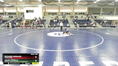 141 lbs Cons. Round 2 - Richard Morales, Alfred State vs David M`Balla, Pennsylvania College Of Technology