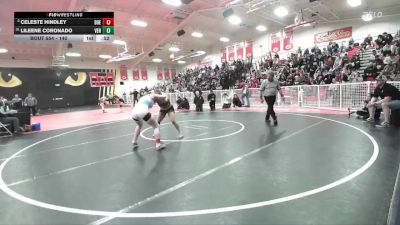 140 lbs Cons. Round 4 - Lileene Coronado, Ventura vs Celeste Hindley, Buena