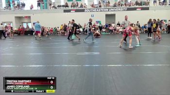 126 lbs Champ. Round 1 - James Copeland, Crystal River Wrestling Club vs Tristan Martinez, Kimberly Martinez