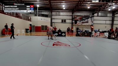 97 kg Cons. Round 2 - Dante Pallone, Western Colorado Wrestling Club vs Jackson Hallett, Western Colorado Wrestling Club
