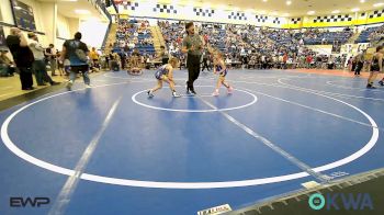 62 lbs Rr Rnd 3 - Raighan Pemberton, Newkirk Takedown Club vs Abigail Hall, Newkirk Takedown Club