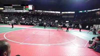 167 lbs Quarterfinal - Peyton Ogles, PWCA vs Ryan Bose, Unattached