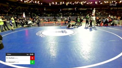 70 lbs Quarterfinal - Roman Hutton, Galloway Mustangs vs Chase Gassert, Chatham