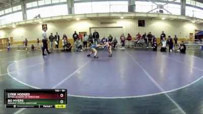 59 lbs 1st Place Match - Bo Myers, Midwest Xtreme Wrestling vs Lyrik Hodges, Rhyno Academy Of Wrestling