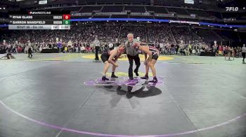 D4-190 lbs Champ. Round 1 - Ryan Glass, Charlevoix vs Barron Mansfield, Hudson