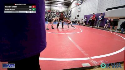 55 lbs Rr Rnd 3 - Mason Green, Owasso Takedown Club vs Byrd Ware, Cleveland Takedown