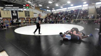 150 lbs Semifinal - Leo Moore, Ridgefield vs Chiemeka Ogbuagu, Southington