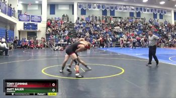 144 lbs Cons. Round 4 - Matt Bauer, Franklin vs Tony Cummins, INDIAN LAKE