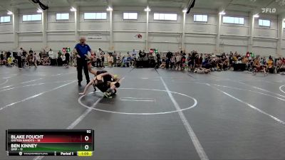 92 lbs Round 6 (10 Team) - Ben Kinney, OMP vs Blake Foucht, Dayton Bandits