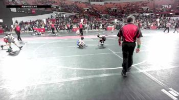 66 lbs 5th Place Match - Ty Collins, Campbellsport vs Brock Sarbacker, Verona Area Wrestling Club