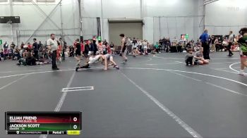 110 lbs Semis (4 Team) - Elijah Friend, Warhawks Black vs Jackson Scott, Kraken