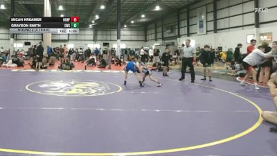 60 lbs Round 2 (4 Team) - Micah Kreamer, NORTH CAROLINA WRESTLING FACTORY vs Grayson Smith, CENTERVILLE WRESTLING CLUB