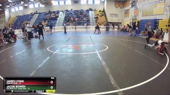 132 lbs Round 1 (8 Team) - James Lyons, Griffin Fang vs Jacob Bowen, Soldier City Lions Den