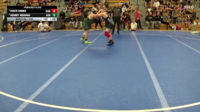 155 lbs Round 3 - Huck Hines, Victory School Of Wrestling vs Henry Neisius, Rosemount Irish Youth Wrestlin