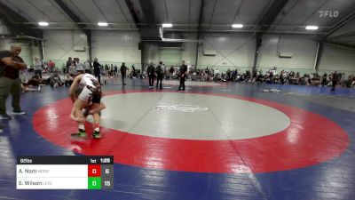 92 lbs Semifinal - Aiden Nam, Morris Fitness Wrestling Club - (A) vs Seth Wilson, Level Up Wrestling Center