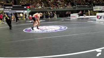 Schoolboys - 96 lbs Quarters - James Hin, Red Wave Wrestling vs Jacob Lee