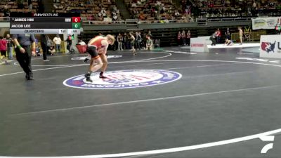 Schoolboys - 96 lbs Quarters - James Hin, Red Wave Wrestling vs Jacob Lee