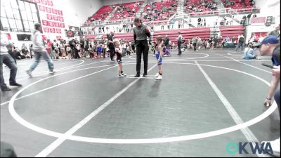 40 lbs Round Of 16 - Barlow Schubert, Chandler Takedown Club vs Kolsen Ashley, Blackwell Wrestling Club