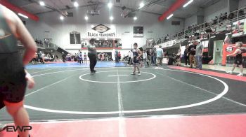 80 lbs Rr Rnd 1 - Tenetke Cockrell, Checotah Matcats vs COLTON SPOON, Sallisaw Takedown Club