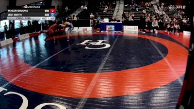 45kg Cons. Semi - Jaylen Brooks, Windsor Wrestling Club vs Levi Smith, Mariposa Wrestling Club