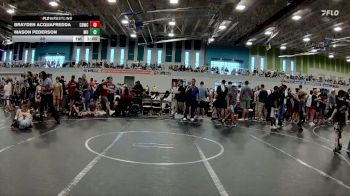 80 lbs Semis & 1st Wrestleback (8 Team) - Mason Pederson, Misfits United vs Brayden Acquafredda, Cocoa Beach WC