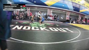 113 Gold Quarterfinal - Jonathan Dimatteo, Braddock vs Noah Massey, George Jenkins
