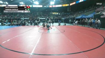 5A 165 lbs Quarterfinal - Samson Castillo, Bishop Kelly vs Seth Agenbroad, Vallivue