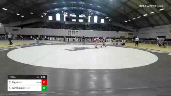 174 lbs Consi Of 8 #2 - Damen Pape, Unattached-Northern Colorado vs Keegan Gehlhausen, Unattached-Chadron State