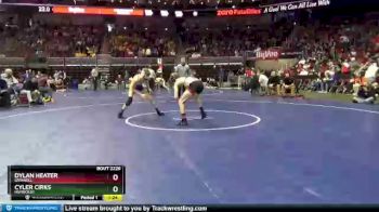 2 lbs Cons. Round 2 - Dylan Heater, Grinnell vs Cyler Cirks, Humboldt