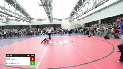 41-T lbs 5th Place - Francis Coppola, Elite NJ vs Luca Simeone, Wantagh