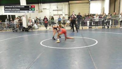 85 lbs Round Of 32 - Ephraim Blackwelder, NC vs Walker Hoffman, PA