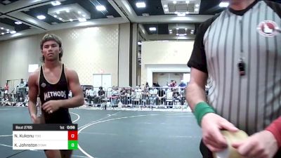 145 lbs Quarterfinal - Nohilani Kukonu, Too Much Mana vs Kaiya Johnston, Stampede WC