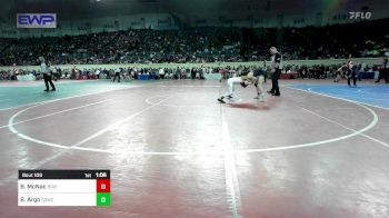 96 lbs Round Of 16 - Brody McNac, Bristow vs Brock Argo, D3 Wrestling Cluib