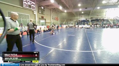 49 lbs Round 2 - Kelly Tuttle, Idaho Falls Tiger Wrestling vs Waylon Schei, Bear Lake Wrestling Club