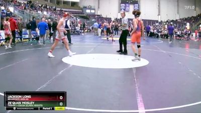 152 lbs Cons. Round 2 - Ze`Quan Mosley, Thomas A Edison (Elmira Heights) vs Jackson Long, Bellefonte Area Hs