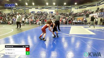 45 lbs Round Of 16 - Amelia Mairel, Perry Wrestling Academy vs Wyatt Rangel, HBT Grapplers