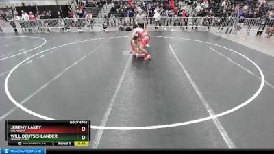 144 lbs Cons. Round 1 - Jeremy Lakey, Oklahoma vs Will Deutschlander, 3F Wrestling