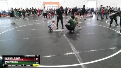 55 lbs Semifinal - Jameson Short, Summerville Takedown Club vs Zane Tidwell, JET