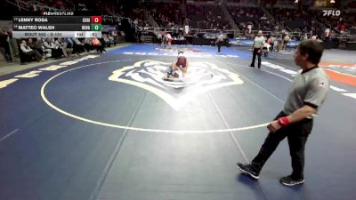 II-101 lbs Cons. Round 3 - Matteo Walsh, Rondout Valley vs Lenny Rosa, Corinth