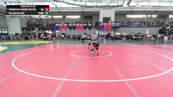 120 lbs Round Of 16 - Angelica Marin Reyes, Norwich Free Academy vs Jillian Blake, Trumbull