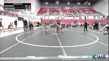 43-46 lbs Semifinal - Gunner Poeling, Duncan Demon Wrestling vs Everett Collard, Standfast
