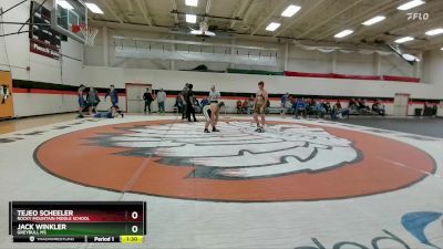 148-153 lbs Round 1 - Jack Winkler, Greybull MS vs Tejeo Scheeler, Rocky Mountain Middle School