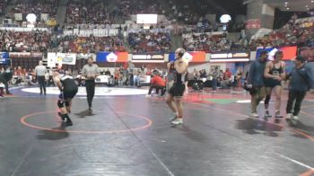A - 165 lbs Semifinal - Blaise Cronk, Columbia Falls vs Jason Sorteberg, Sidney / Fairview