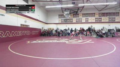 133 lbs Champ. Round 2 - Calen Sullivan, Fresno City College vs Alex Portugal, Sacramento City College