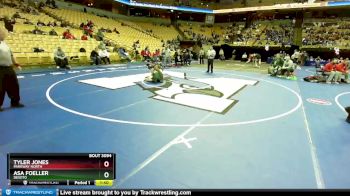 190 Class 3 lbs Champ. Round 1 - Asa Foeller, DeSoto vs Tyler Jones, Parkway North