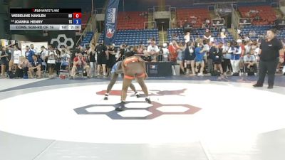 155 lbs Cons. Sub-rd Of 16 - Webeline Naklen, North Dakota vs Joanna Henry, Texas